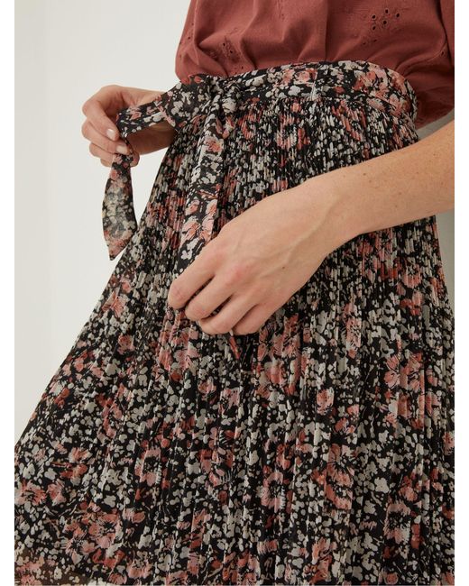 FatFace Black Fatface Blush Floral Kayleigh Skirt