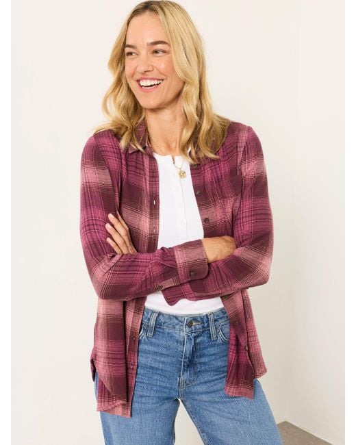 FatFace Red Fatface Olivia Check Shirt
