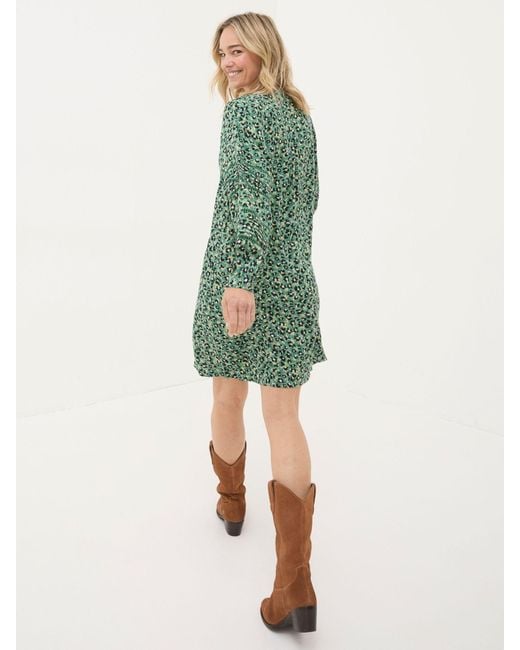 FatFace Green Fatface Joanna Floral Marks Dress