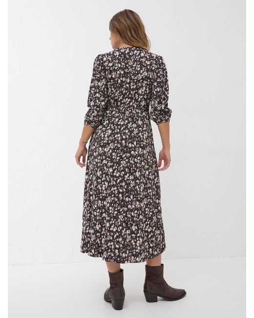 FatFace Black Fatface Libby Midi Dress