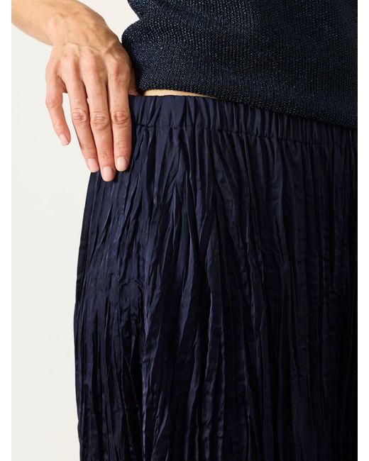 FatFace Blue Fatface Coco Pleated Midi Skirt