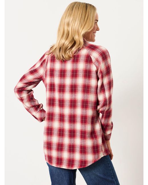 FatFace Red Fatface Bessie Regular Check Shirt