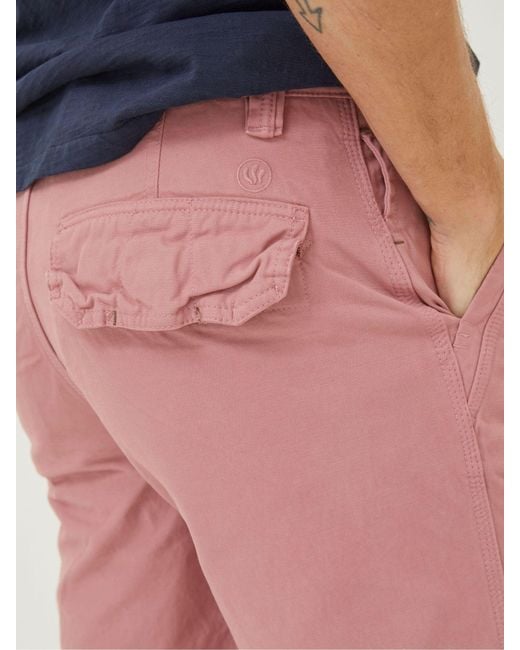FatFace Pink Fatface Cove Flat Front Shorts for men
