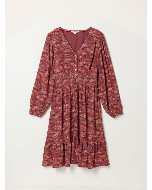 FatFace Multicolor Fatface Eden Jacquard Mini Dress