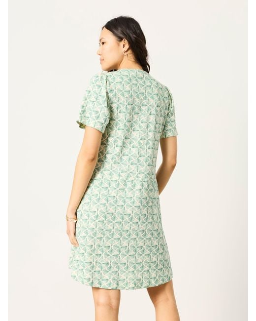 FatFace Green Fatface Maggie Jersey Dress