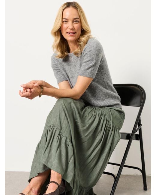 FatFace Green Fatface Jayla Maxi Skirt