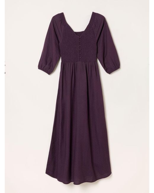 FatFace Purple Fatface Adele Petite Midi Dress