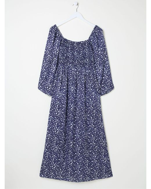 FatFace Blue Fatface Lola Mark Maker Midi Dress