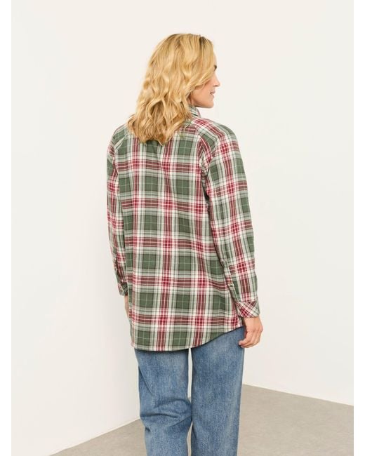 FatFace Blue Fatface Bessie Petite Check Shirt