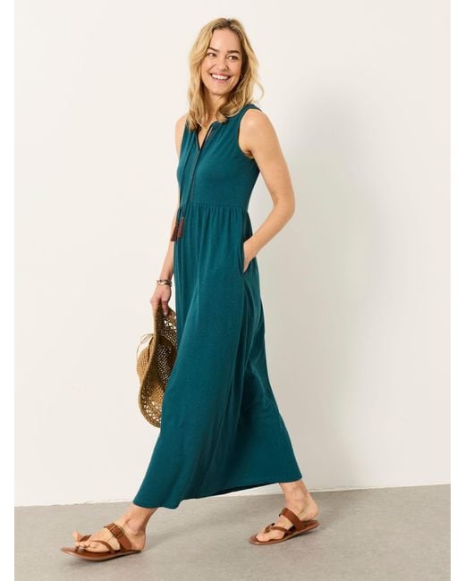 FatFace Blue Fatface Elsa Petite Jersey Maxi Dress