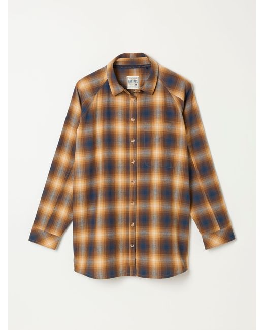 FatFace Blue Fatface Bessie Petite Check Shirt
