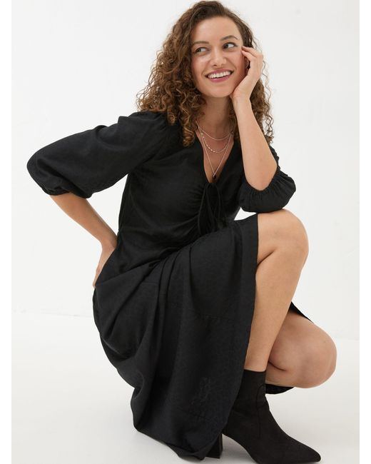 FatFace Black Fatface Libby Midi Dress