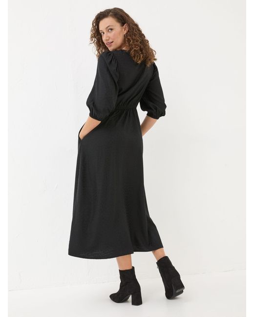 FatFace Black Fatface Libby Midi Dress