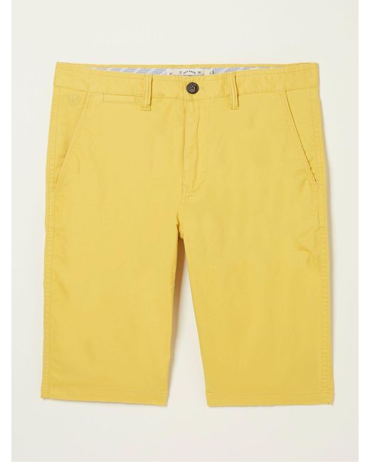FatFace Yellow Fatface Mawes Chino Shorts for men
