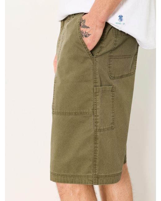 FatFace Green Fatface Pascal Utility Shorts for men