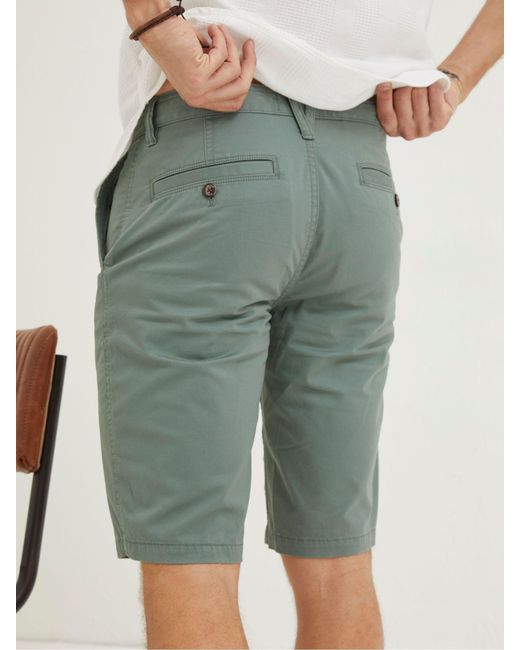FatFace Green Fatface Mawes Chino Shorts for men
