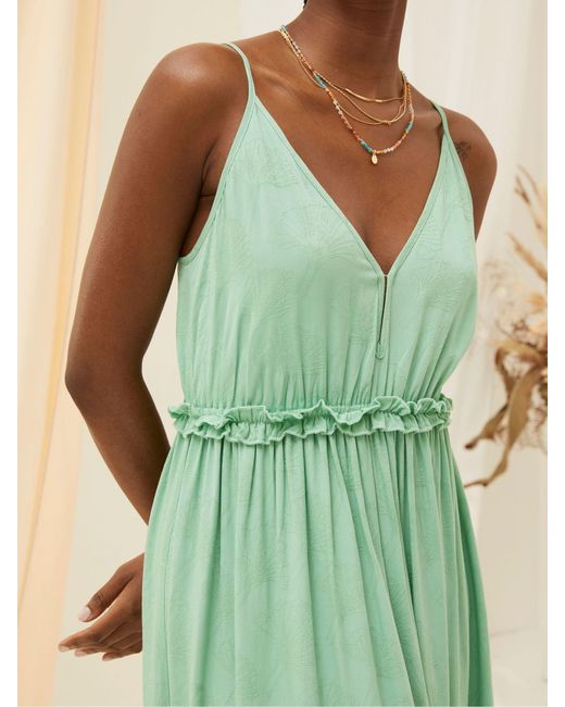 FatFace Green Fatface Maxi Dress