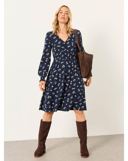 FatFace Blue Fatface Sophie Jersey Dress