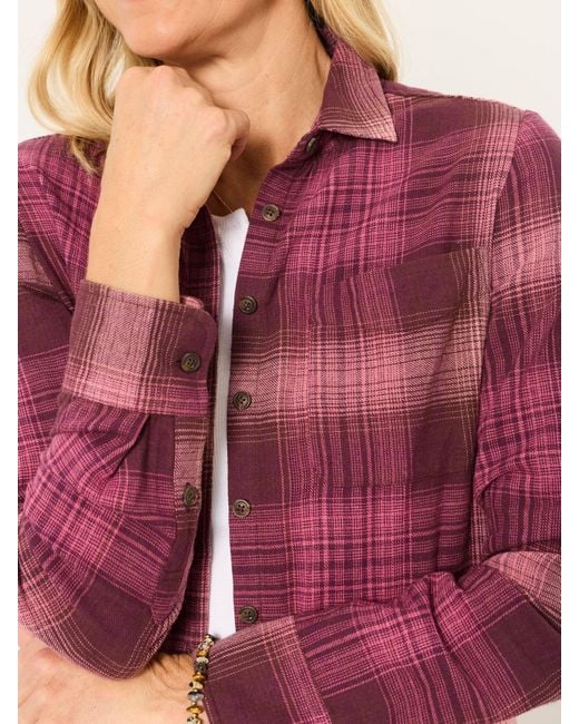 FatFace Red Fatface Olivia Petite Check Shirt