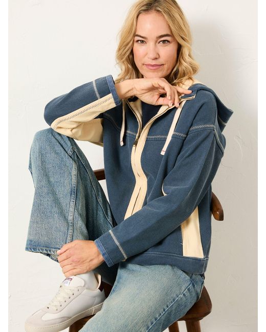 FatFace Blue Fatface Airlie Zip Through Hoodie