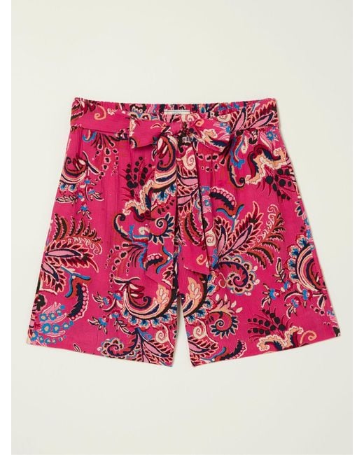 FatFace Pink Fatface Faye Festival Floral Shorts