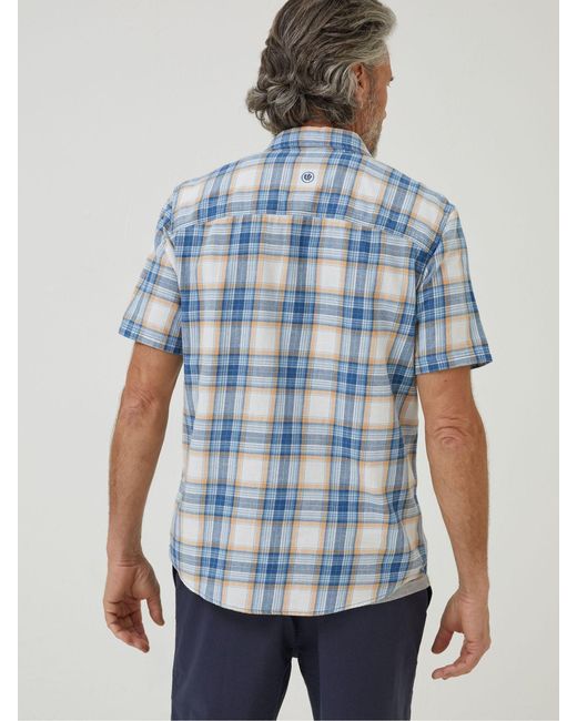 FatFace Blue Fatface Westly Check Shirt for men