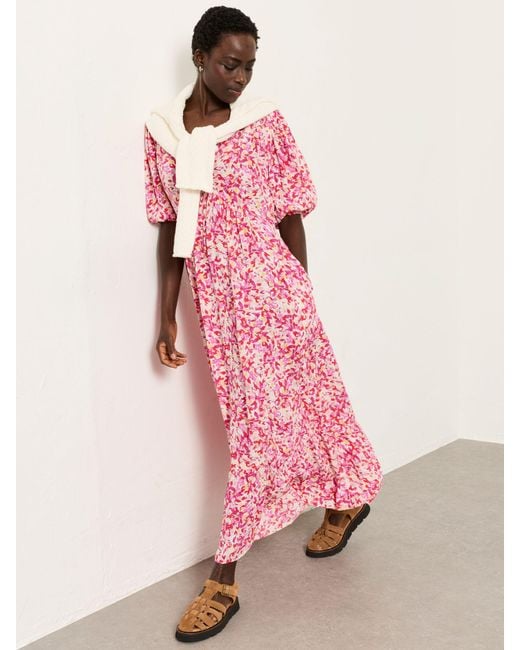 FatFace Pink Fatface Petite Milly Midi Dress