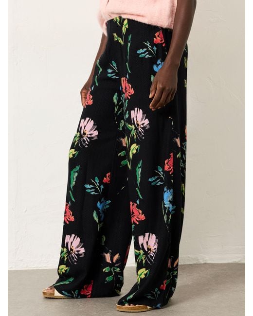FatFace Blue Fatface Zelda Wide Leg Trouser