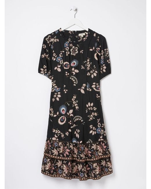 FatFace Black Fatface Shaney Fall Floral Dress