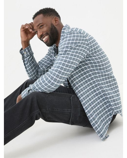 FatFace Brown Fatface Lewes Check Shirt for men