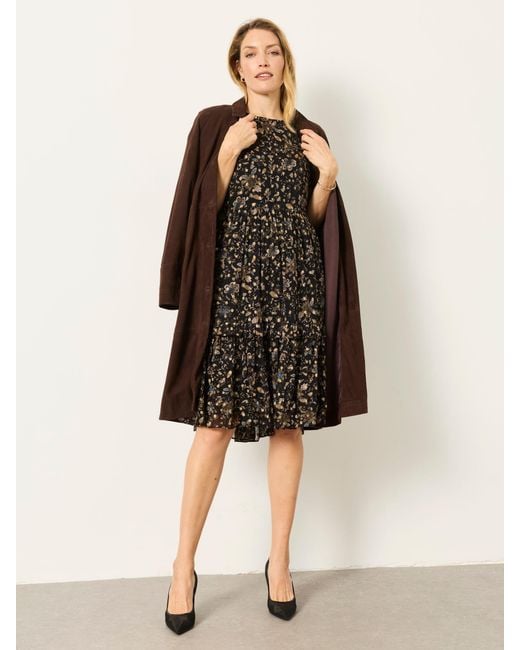 FatFace Natural Fatface Daisy Petite Printed Dress