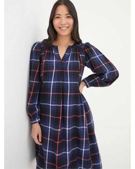 FatFace Blue Fatface Anona Swing Dress