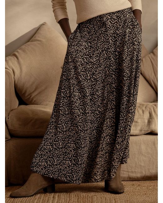 FatFace Brown Fatface Issa Midi Skirt