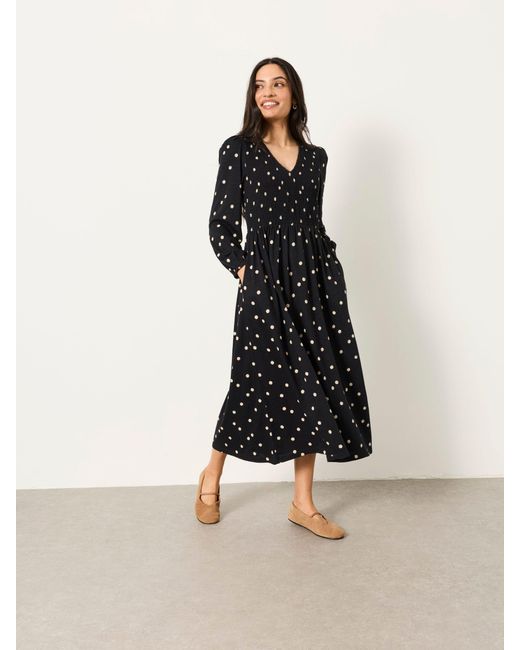 FatFace Blue Fatface Danni Petite Midi Dress