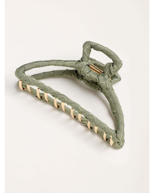 FatFace Metallic Fatface Ribbon Claw Clip
