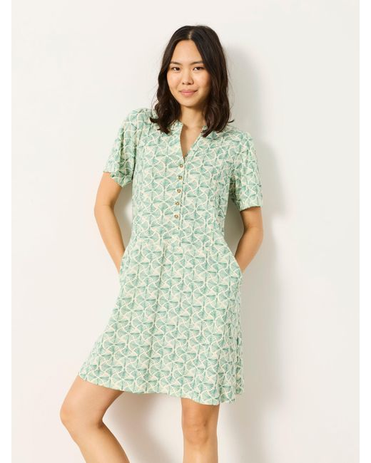 FatFace Green Fatface Maggie Jersey Dress