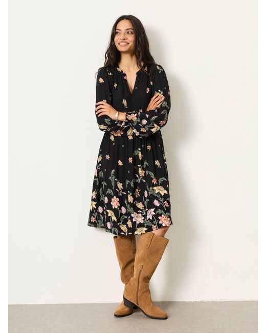 FatFace Natural Fatface Lara Dress