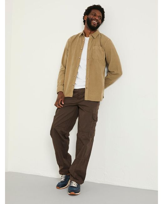 FatFace Natural Fatface Bude Straight Fit Cargo Trousers for men