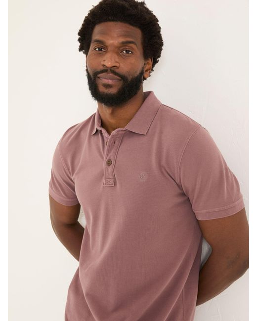 FatFace Red Fatface Pique Polo for men