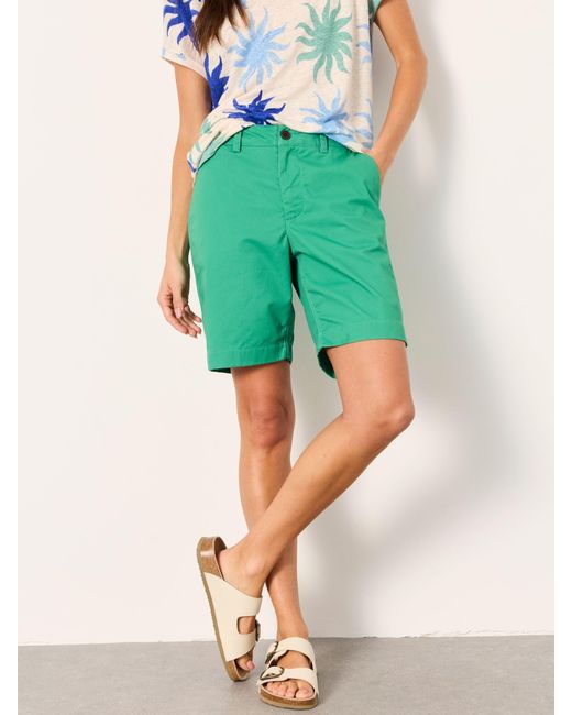 FatFace Green Fatface Sandown Longline Chino Shorts