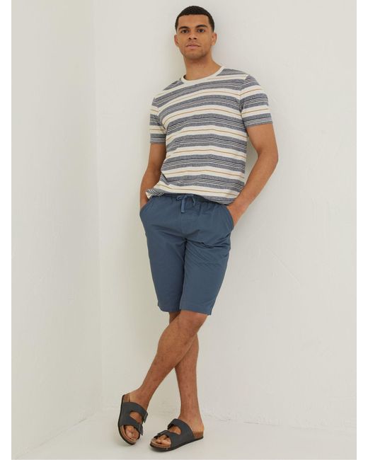FatFace Blue Fatface Seaton Pull-On Shorts for men