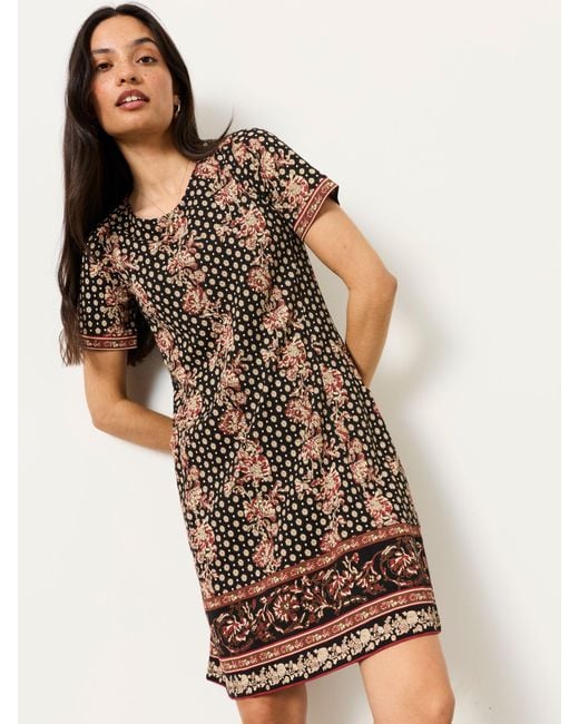 FatFace Natural Fatface Simone Petite Jersey Dress