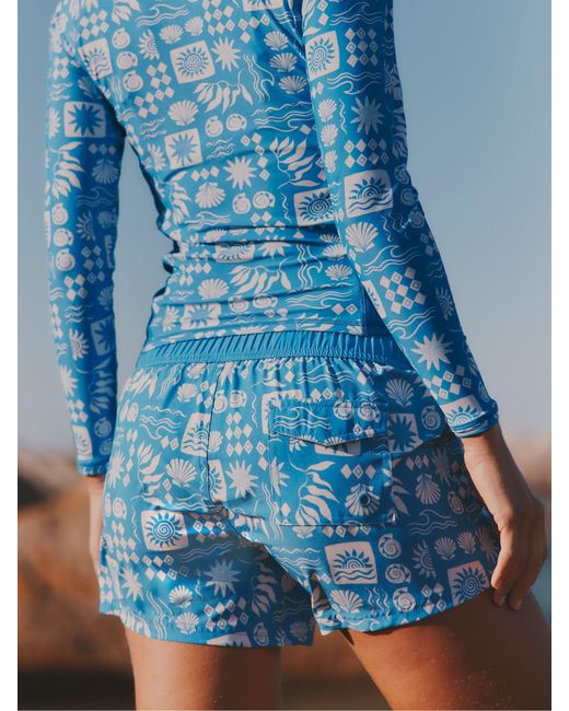 FatFace Blue Fatface Hove Board Short