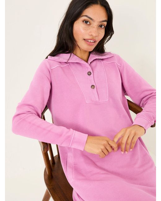 FatFace Pink Fatface 100% Cotton Willa Sweat Dress