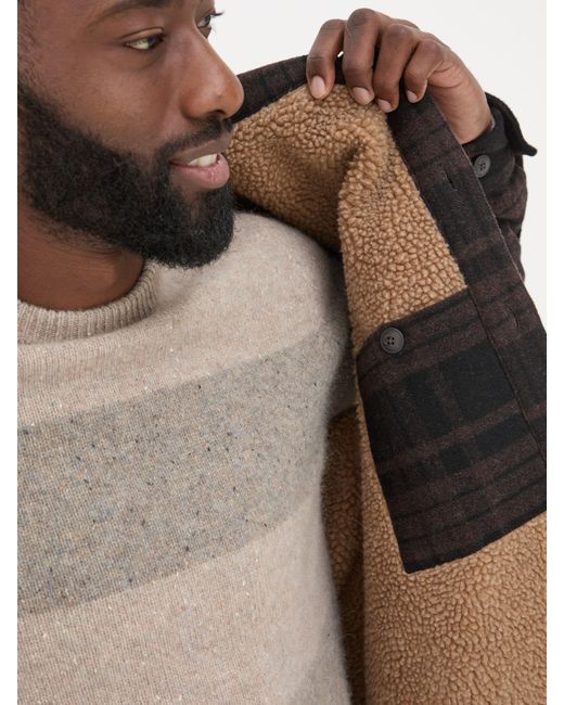 FatFace Gray Fatface Fjord Check Overshirt for men