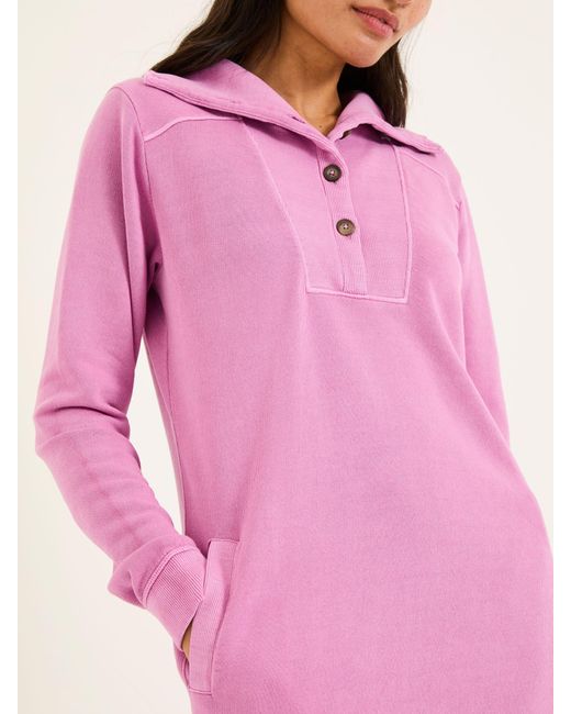 FatFace Pink Fatface 100% Cotton Willa Sweat Dress