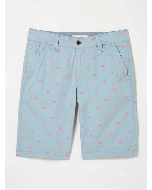 FatFace Red Fatface Cove Lobster Print Shorts for men