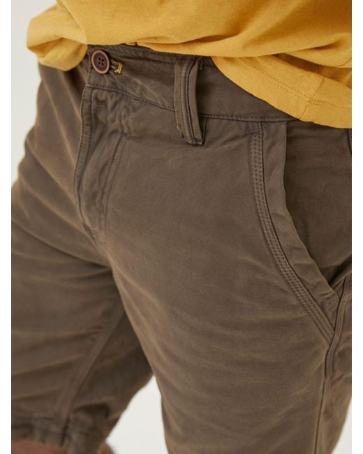 FatFace Yellow Fatface Cove Flat Front Shorts for men