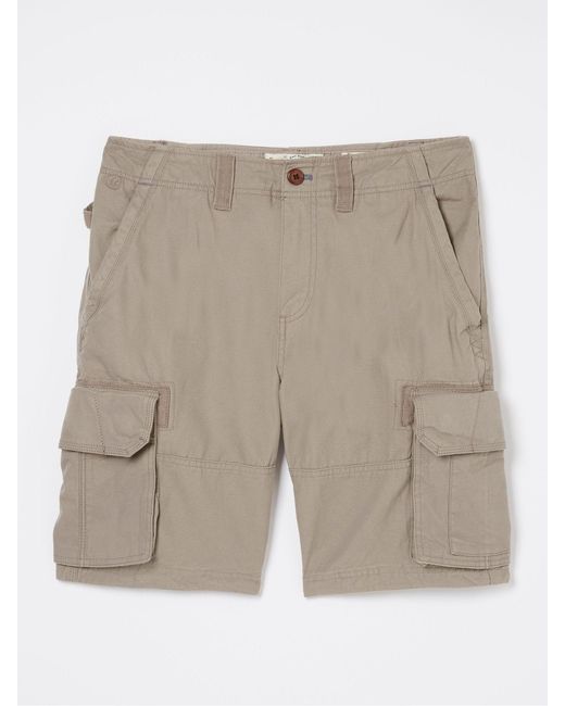 FatFace Yellow Fatface Breakyard Cargo Shorts for men