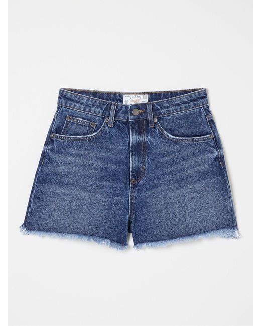 FatFace White Fatface Holywell Denim Cut Off Shorts